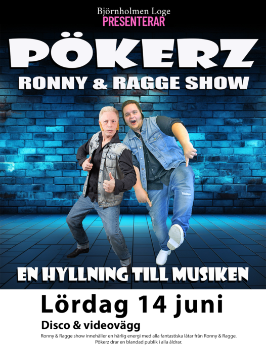 Pökerz på Björnholmen Loge 14 juni!