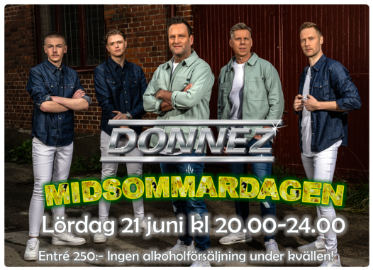 Donnez på Björnholmen Loge Midsommardagen 21 juni!
