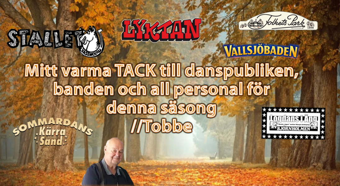 Tack till er alla för denna säsong //Tobbe